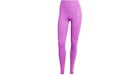 adidas Women's Optime 3-Stripes Full-Length Leggings Purple Burst