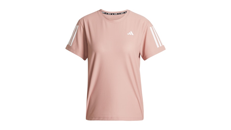 Pre-owned Adidas Originals Women's Own The Run T-shirt In Warm Clay