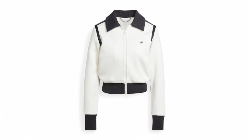 adidas Women's Premium Collared Track Top Off White - SS25 - US
