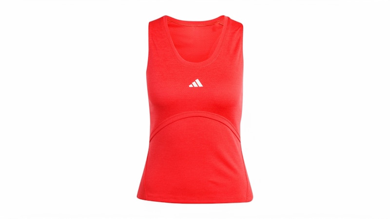 Pre-owned Adidas Originals Women's Pro Climacool Ytank Top In Semi Lucid Red