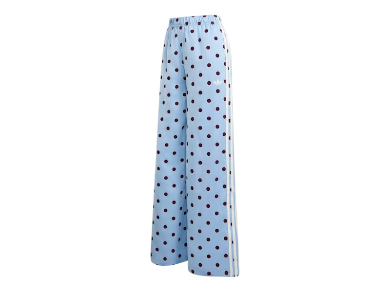 adidas SATIN POLKA DOTS クリアスカイ adidas Women's Satin Polka Dots TT Track Jacket Clear Sky - SS26 - US