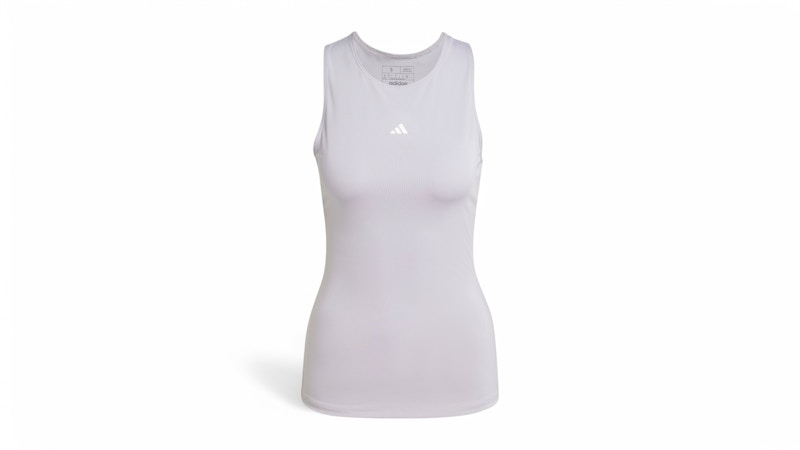 Pre-owned Adidas Originals Women's Techfit Racerback Tank Top In Glory Grey