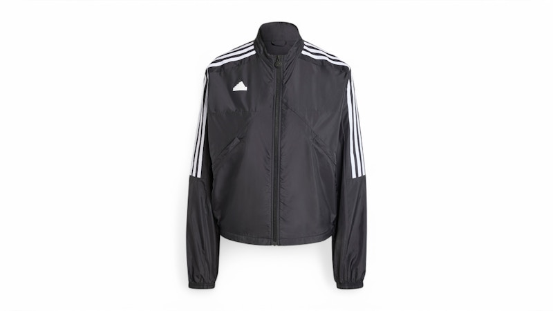 Pre-owned Adidas Originals Women's Tiro Cut 3stripes Woven Track Top In Black
