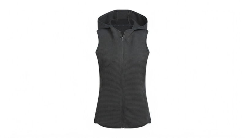 Pre-owned Adidas Originals Women's Ultimate365 Cold.rdy Full Zip Vest In Carbon