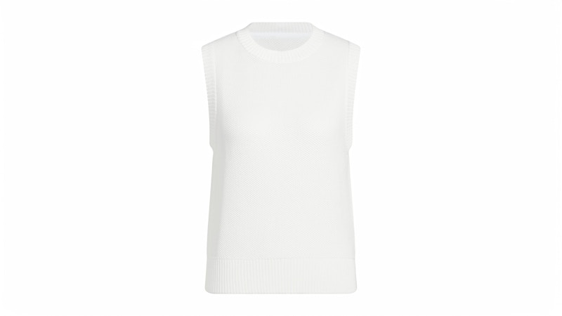 Pre-owned Adidas Originals Women's Ultimate365 Knit Tour Vest In White