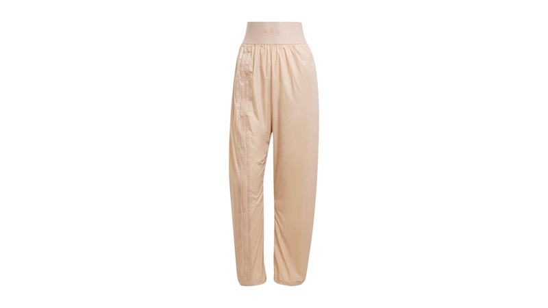 Pre-owned Adidas Originals Women's Waistband Pant In Ash Pearl In Gray