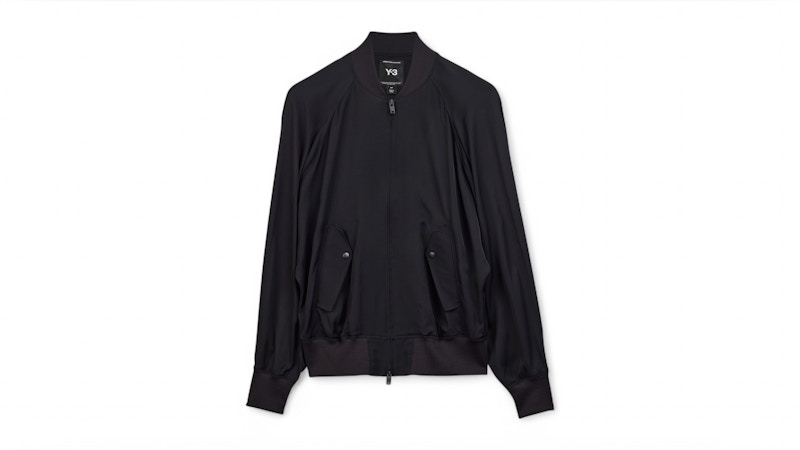 Pre-owned Adidas Originals Women's Y3 Rayon Twill Track Top In Black
