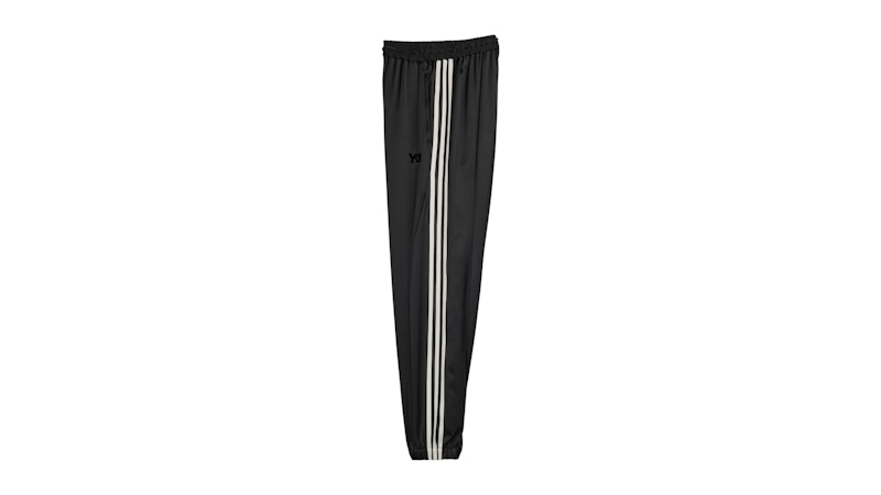 パンツ Y-3 TECH SILK 3-STRIPES CUFFED PANTS adidas Women's Y-3 Tech Silk 3-Stripes Cuffed Tracksuit Bottoms