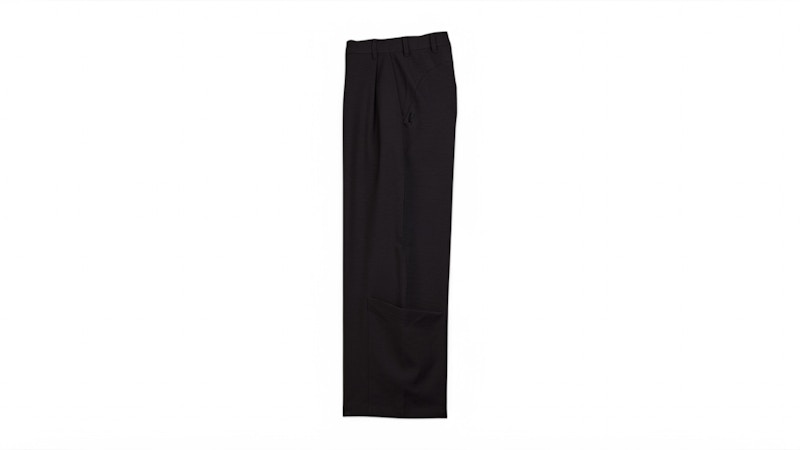 Pre-owned Adidas Originals Women's Y3 Uniform Wide Leg Trousers In Black