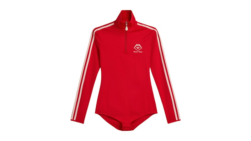 adidas Women's x Simone Rocha Leotard Scarlet Red