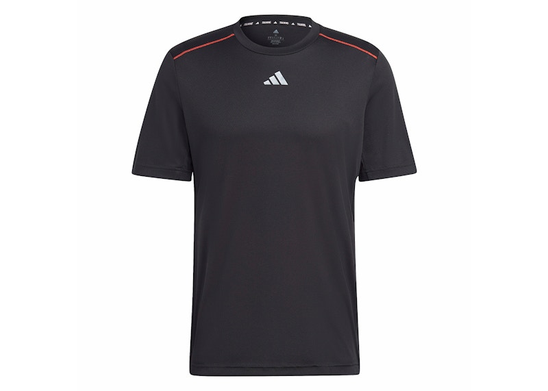 adidas Workout Base Logo Tee Black/Transparent