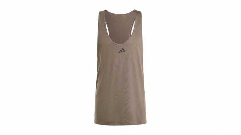 adidas Workout Stringer Tank Top Shadow Oliv/Schwarz