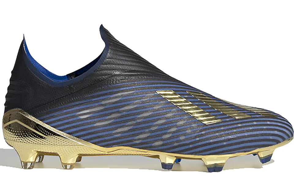 adidas X 19 FG Black Gold Blue Men s F35320 US