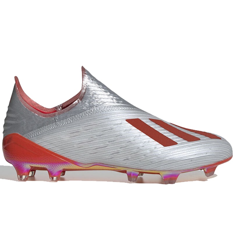 adidas X 19 FG Silver Metallic Hi Res Red Men s F35322 US
