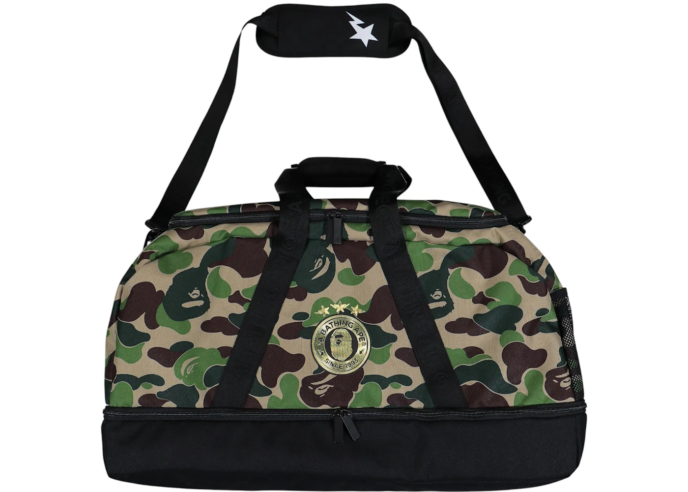 Bolsa de viaje Adidas X BAPE, camuflaje MX