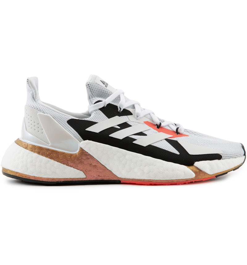 adidas X9000L4 Boost White Solar Red Bronze Men's FW8388 US