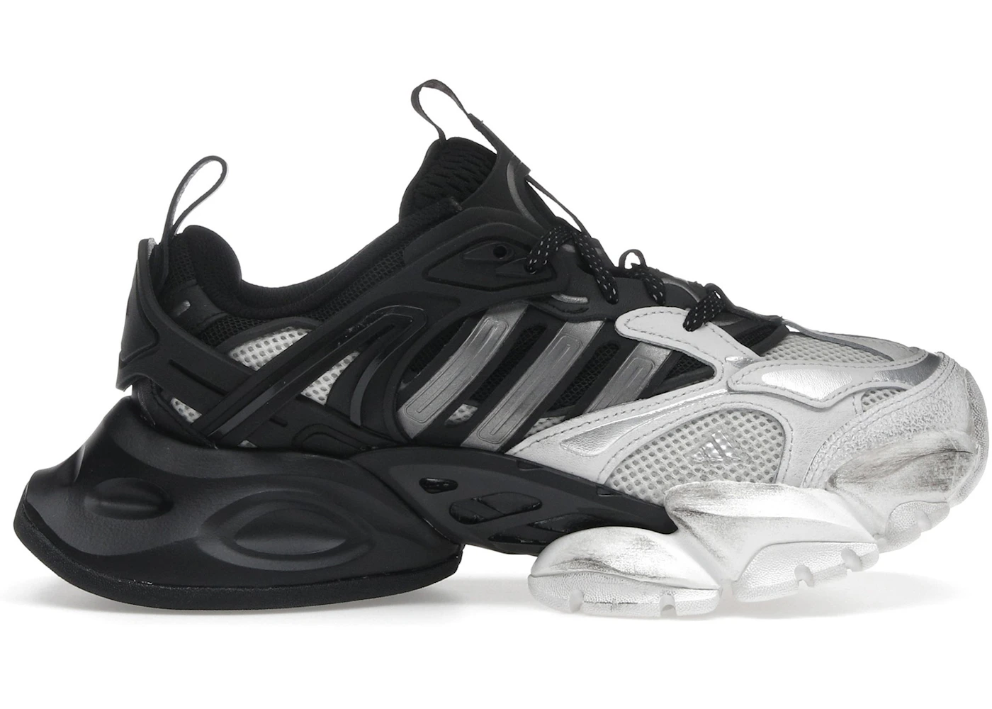 adidas XLG Runner Deluxe White Black Men's - JR0861 - US adidas XLG Runner Deluxe White Black Men's - JR0861 - US