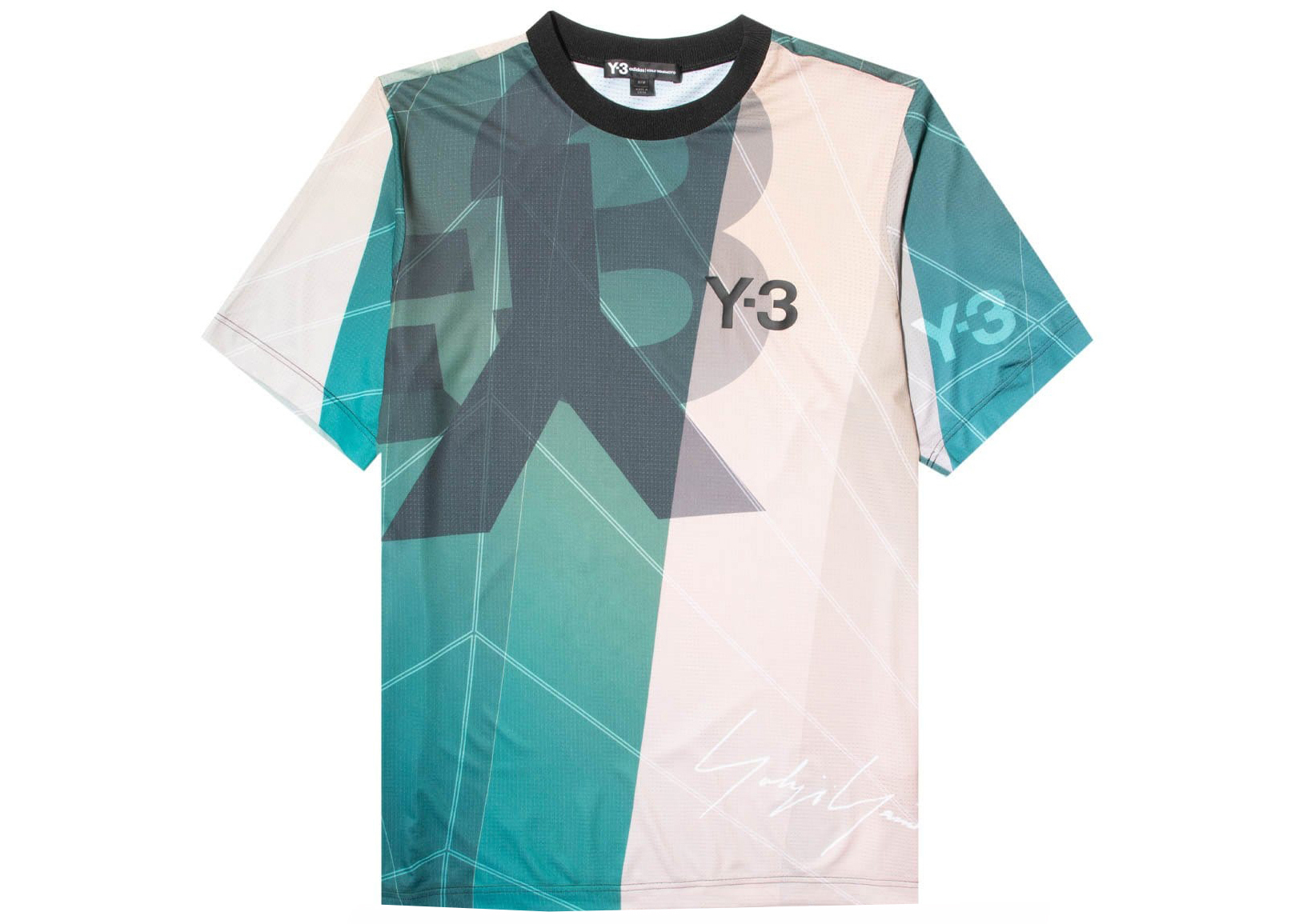 adidas Y-3 AOP Football Shirt Green/Champagne メンズ - JP
