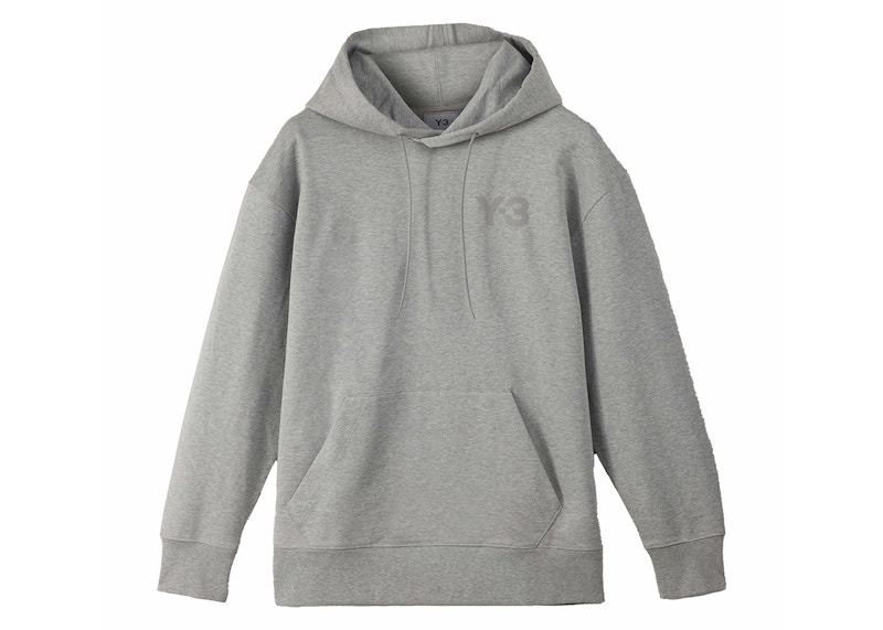 adidas Y-3 Classic Chest Logo Hoodie Medium Grey Heather Herren - SS24 – DE