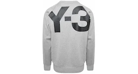 adidas Y-3 Classic Crew Logo Back Sweater Gray/Heather Gray