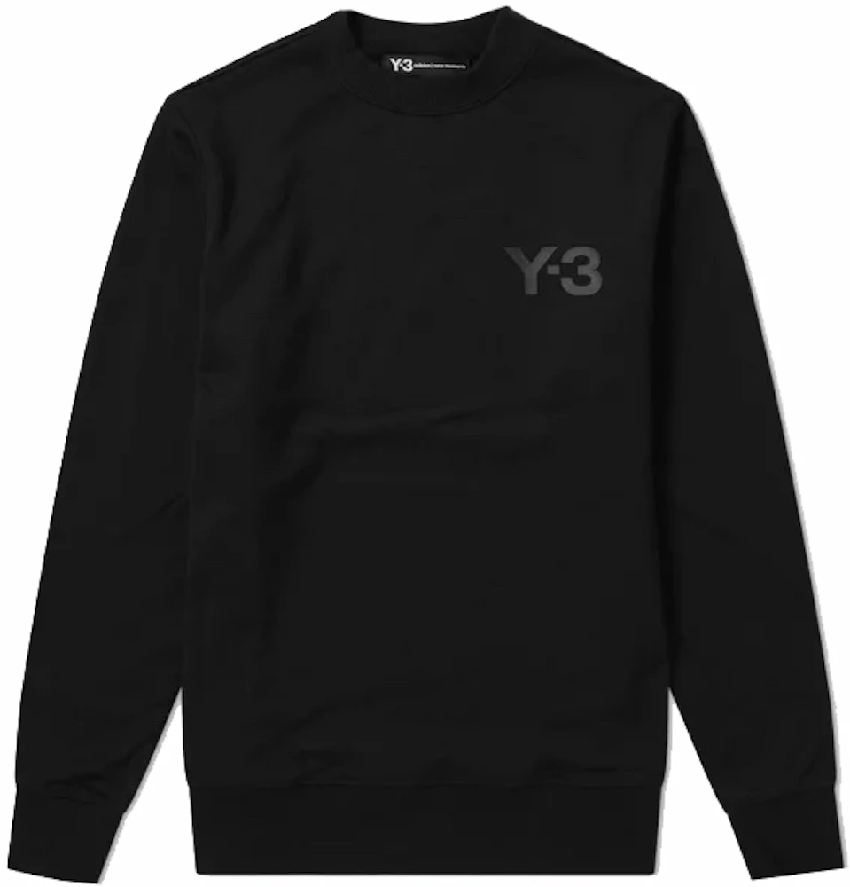 adidas Y-3 Classic Logo Crew Sweater Black Men's - US