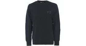 adidas Y-3 Classic Logo Front Crew Sweater Black