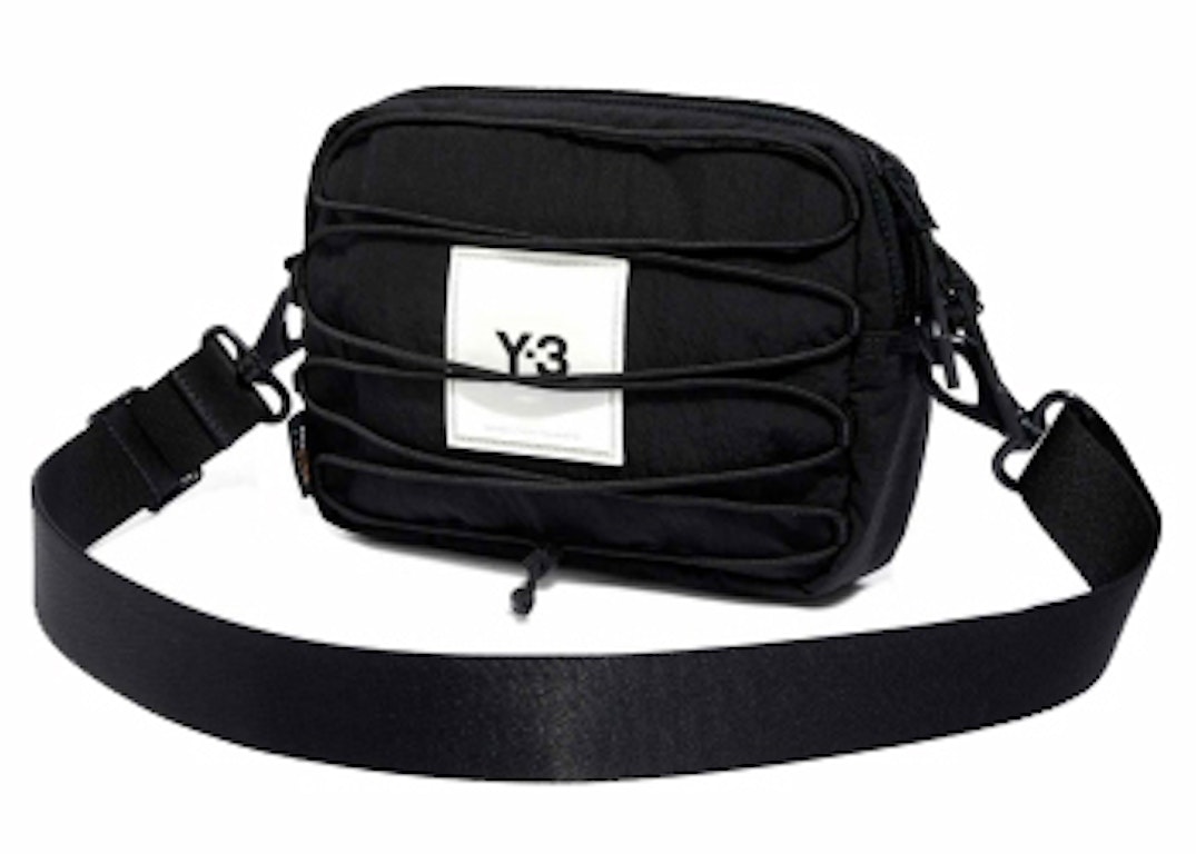 Pre-owned Adidas Originals Adidas Y-3 Classic Sling Bag Black
