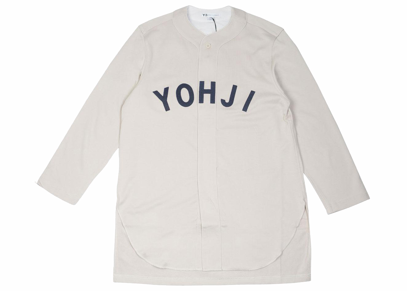 adidas Y-3 FT Yohji Letters Baseball Shirt Beige/Ecru - US