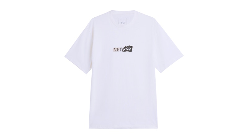adidas Y-3 GFX Short Sleeve Tee Chalk White - SS26 - JP