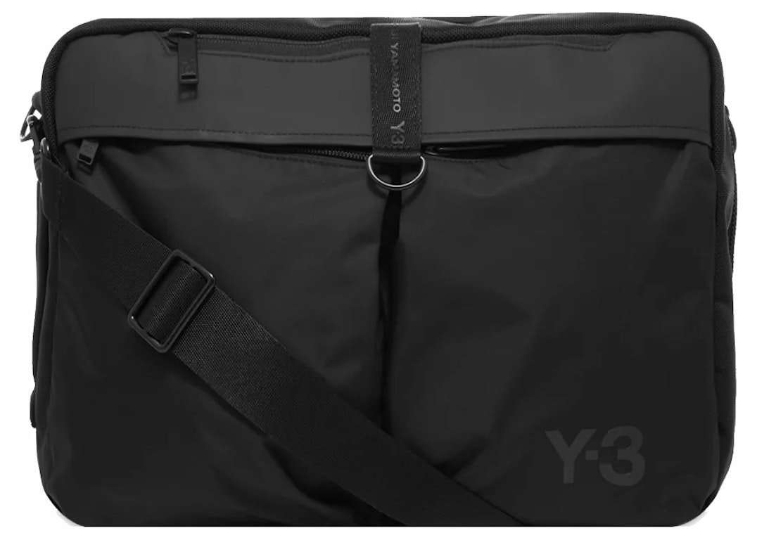 Pre-owned Adidas Originals Adidas Y-3 Holdall Bag Black