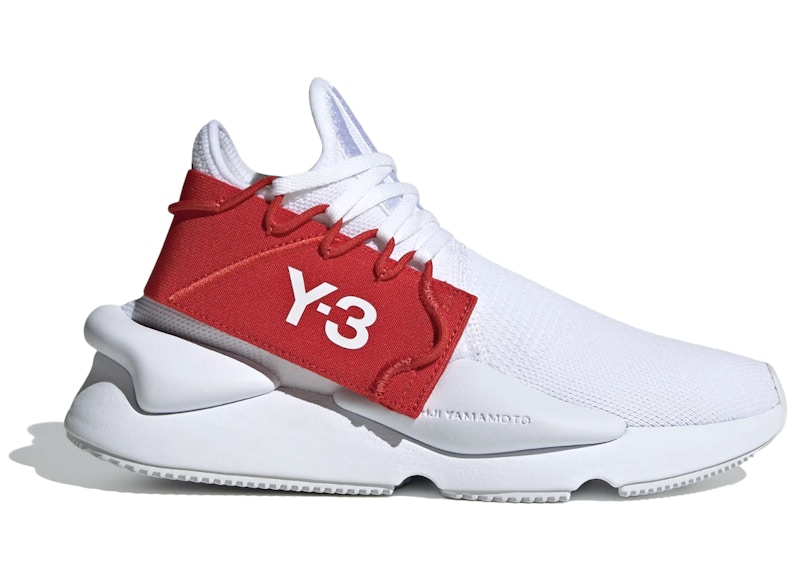 Y3 store shoes red