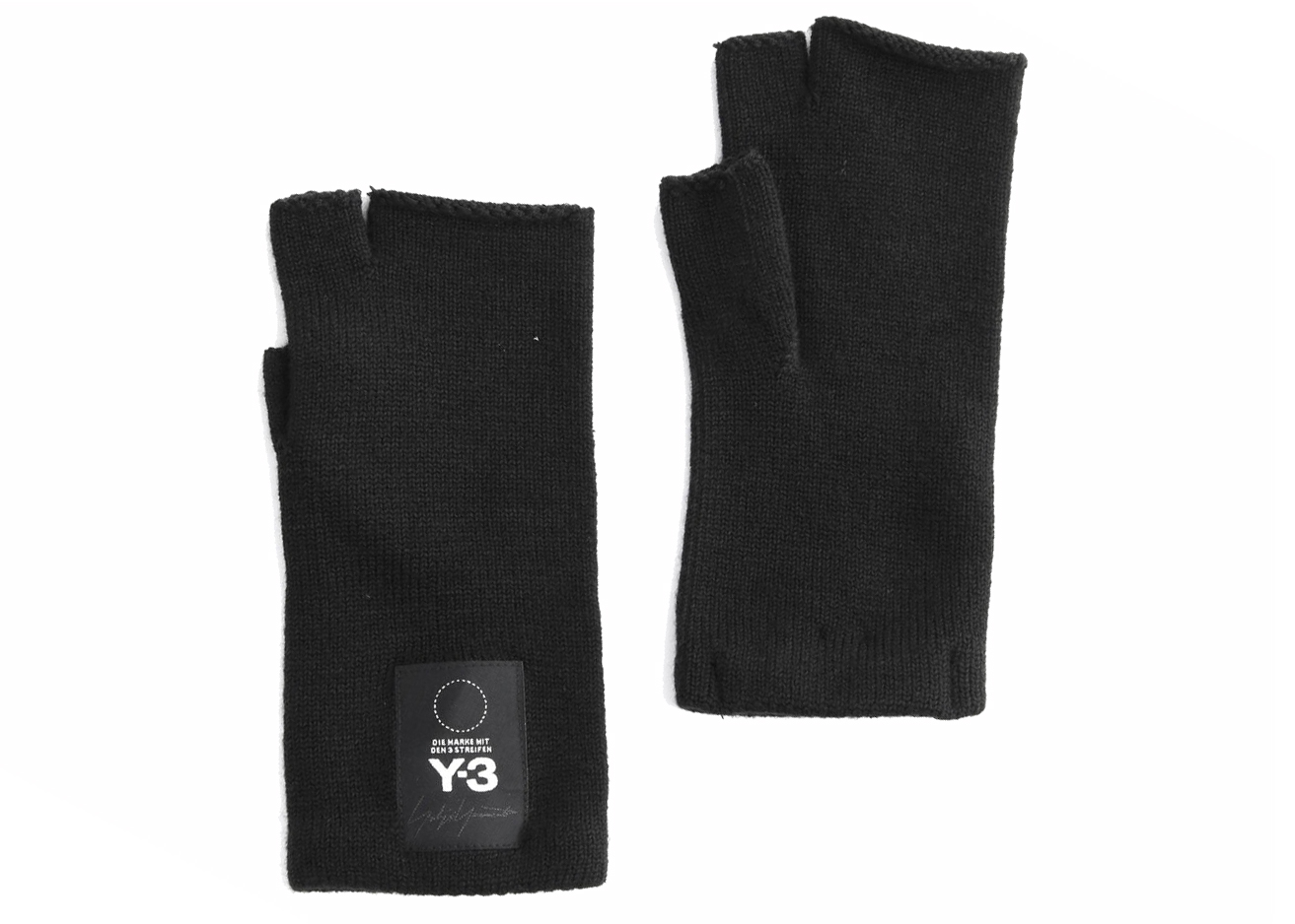 adidas Y-3 Logo Gloves Black - US