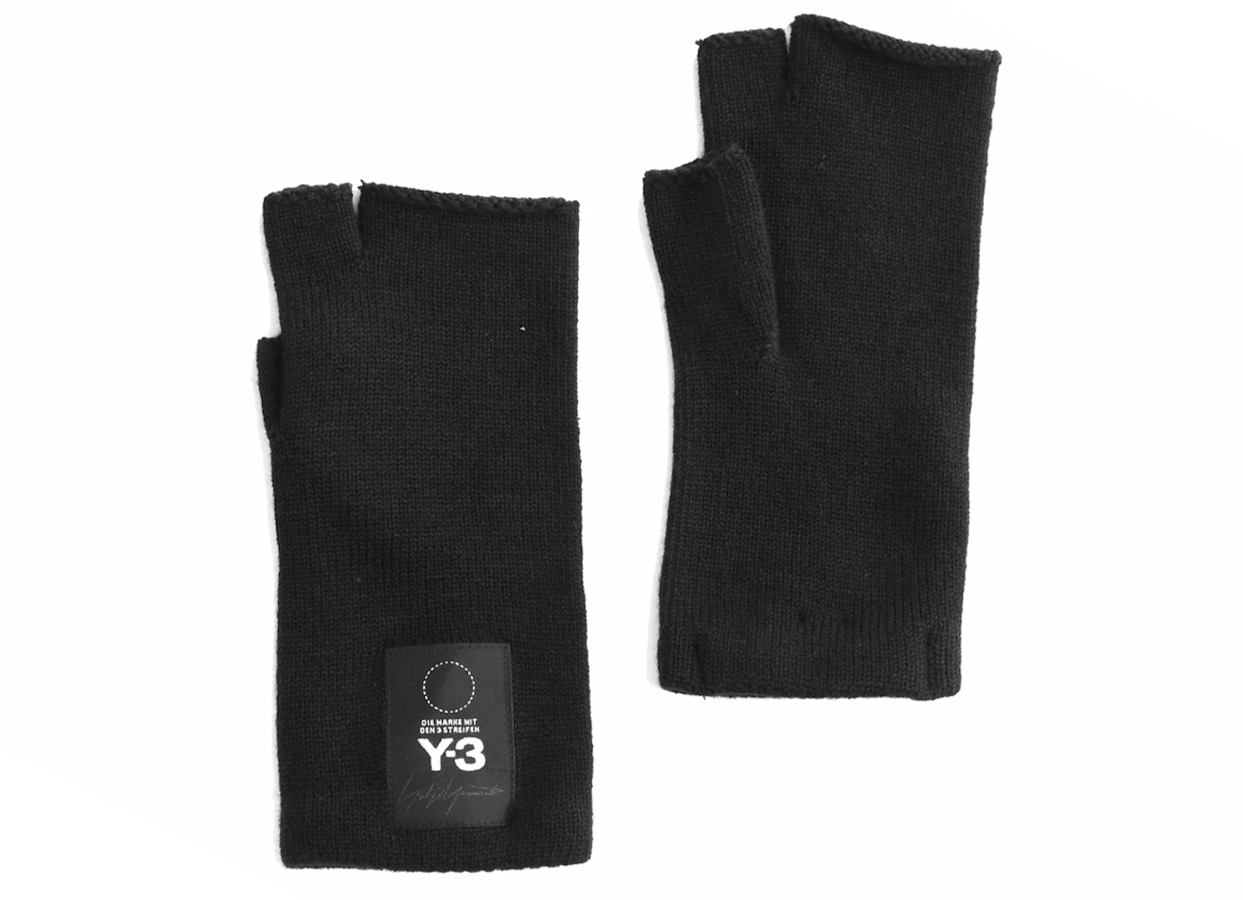 adidas Y-3 Logo Gloves Black - US