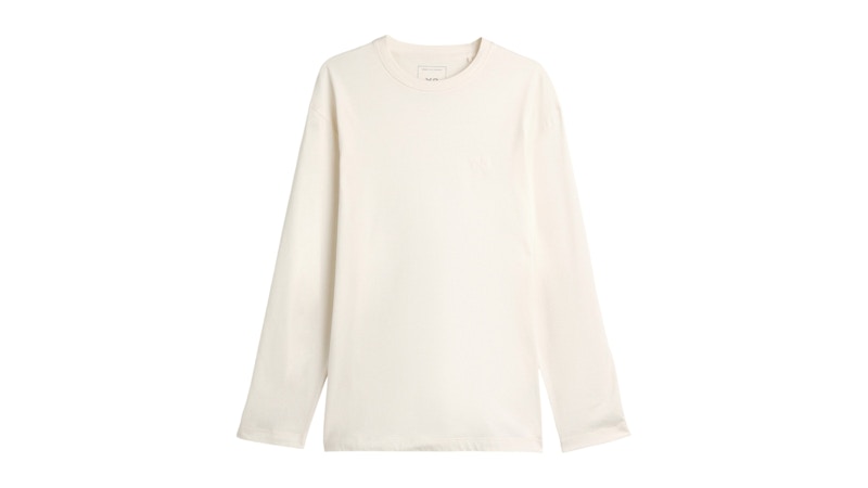 adidas Y-3 Logo Long Sleeve Tee Chalk White - SS26 - US