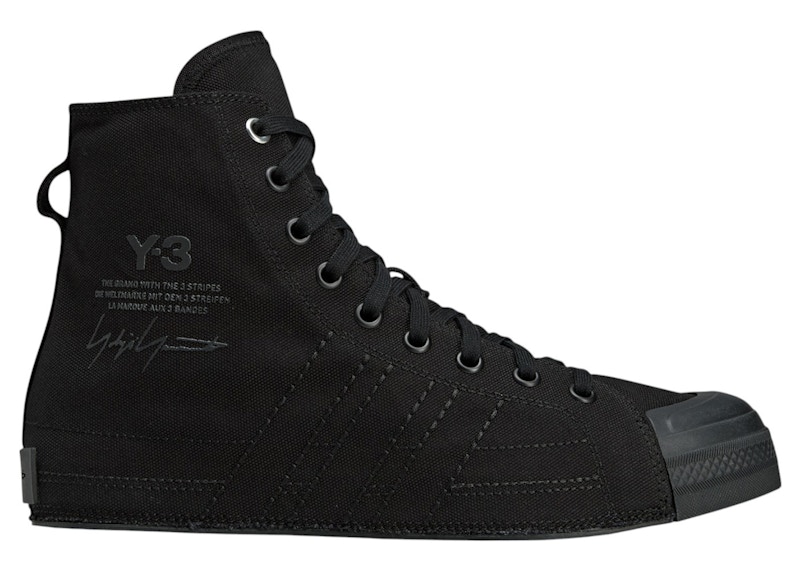 adidas Y-3 Nizza Hi Black Men's - JR8804 - US