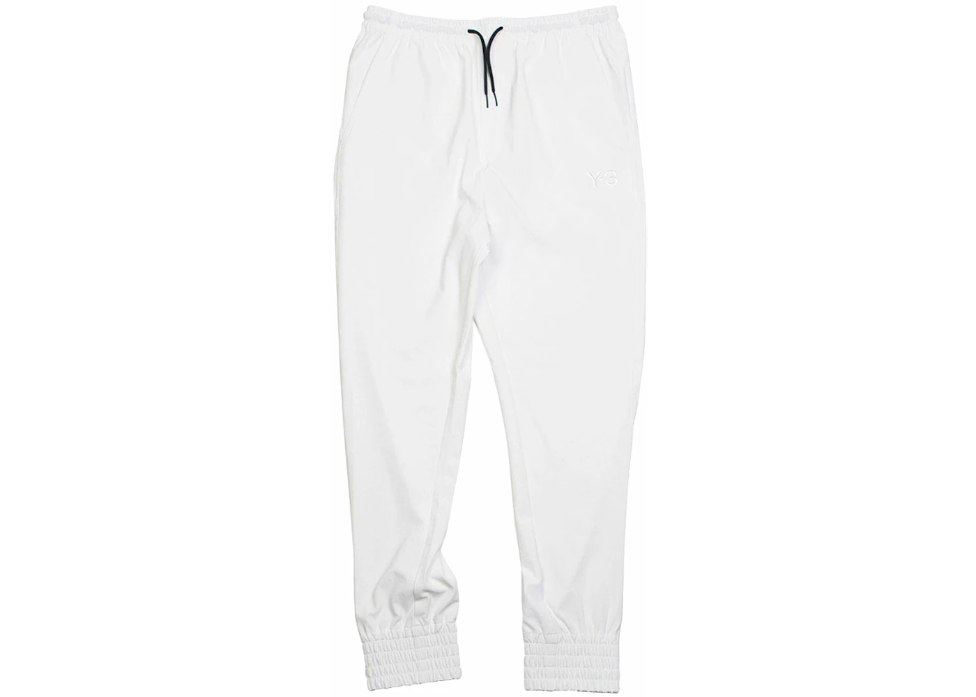 adidas Y-3 PU Cuff Pants White/Black Men's - US
