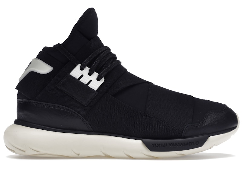 Y-3 Qasa High Black White Men's - B35673 - US