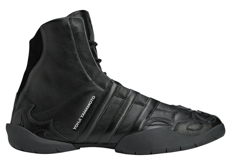 Riiiii☆ adidas Y-3 Regu 2002 Hi Black Men's - JQ8845 - US
