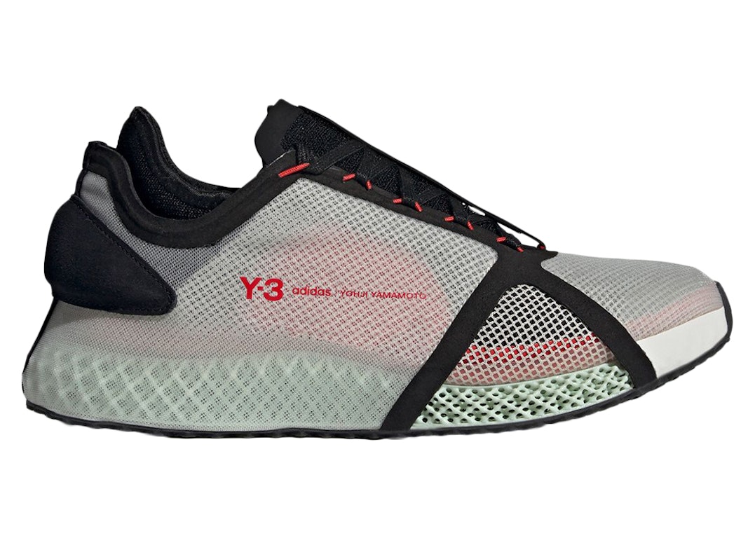 Pre-owned Adidas Originals Adidas Y-3 Runner 4d Iow Bliss In Bliss/black/red