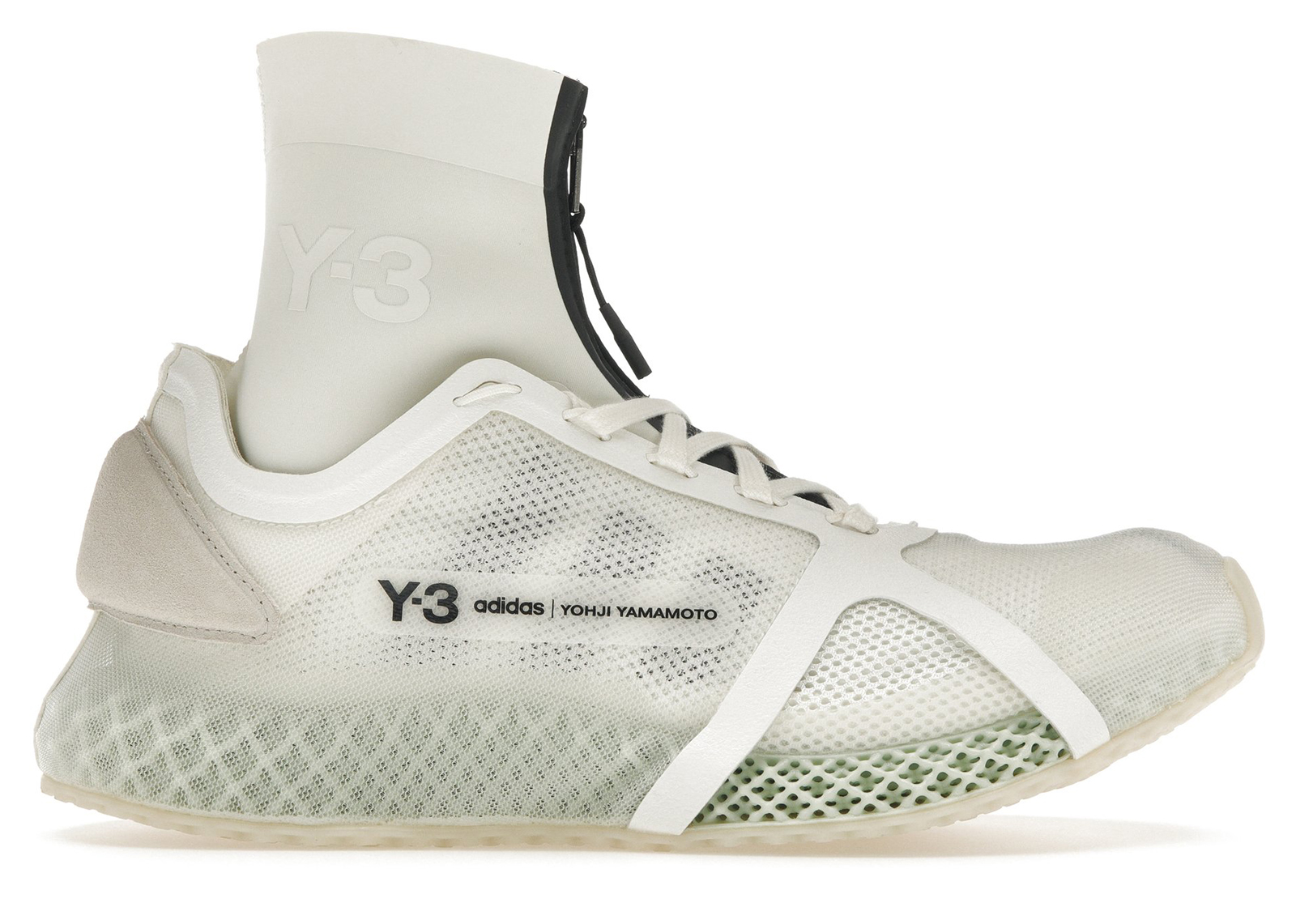Adidas Y3 Yohji Yamamoto 4D Runner whiteスニーカー型ローカット