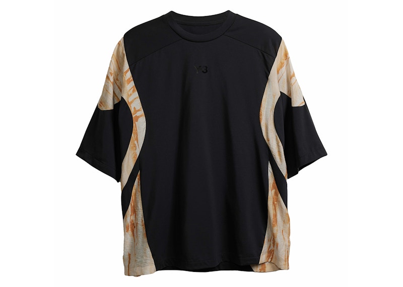 adidas Y-3 Rust Dye Short Sleeve Tee Black/Multicolor Men's