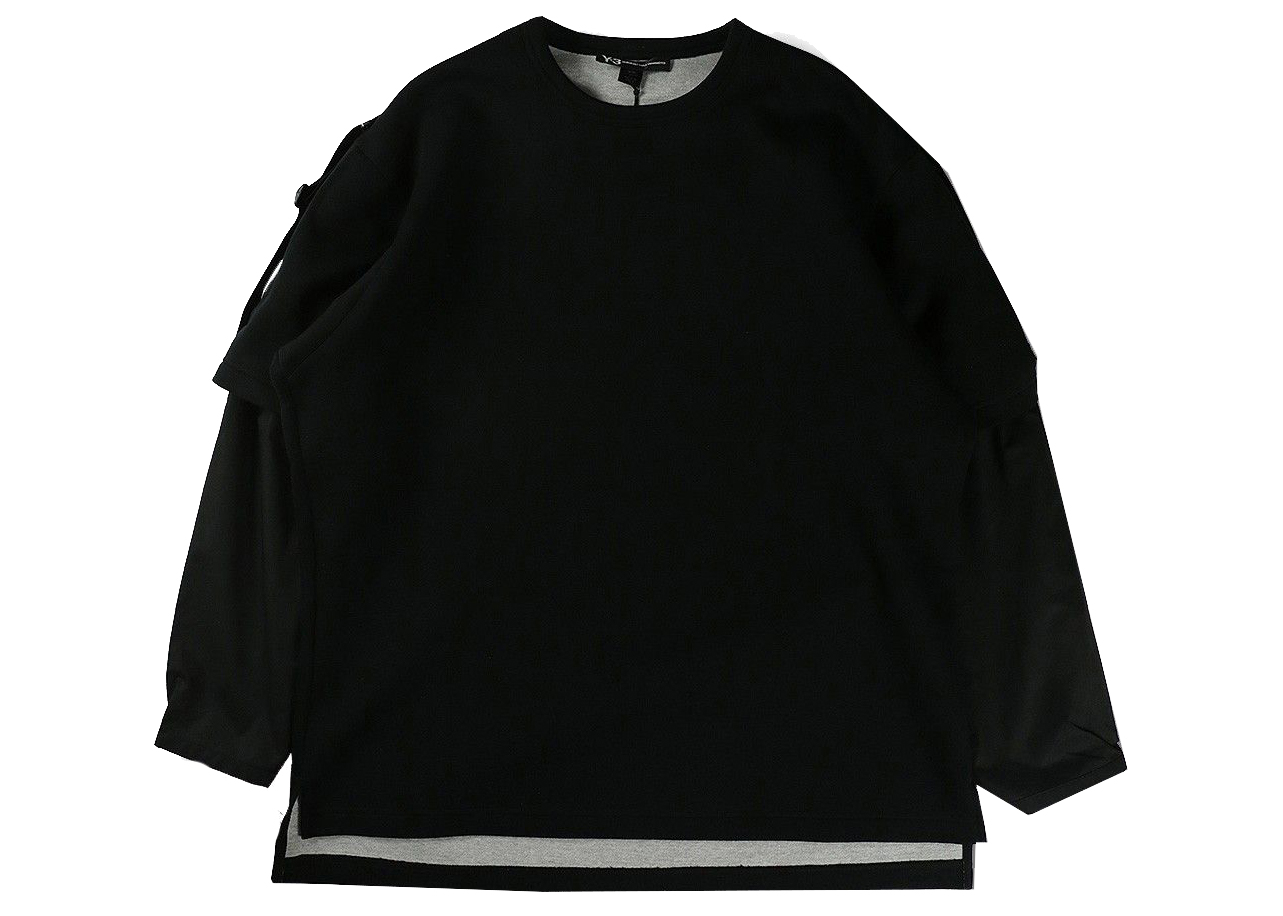 adidas Y-3 Sci-Fi Short/Long Sleeve Tee Black Men's - US