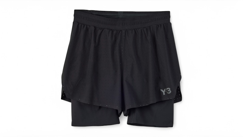 Pre-owned Adidas Originals Men's Adidas Y3 Shorts + Tights In Black