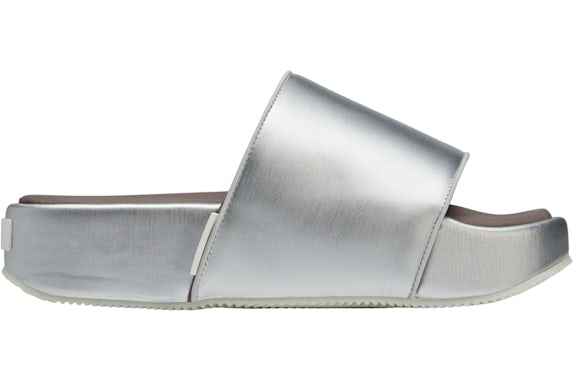 adidas Y-3 Pantoletten Silber Metallic Braun Creme Weiß