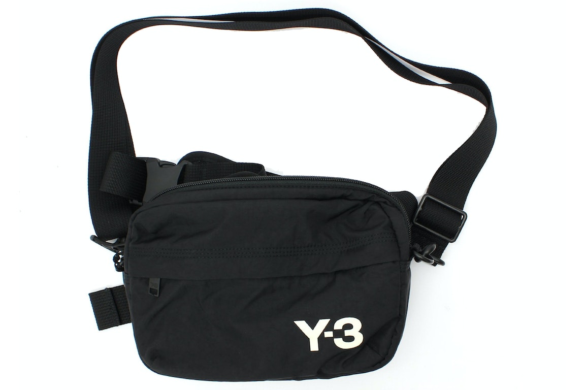 Pre-owned Adidas Originals Adidas Y-3 Sling Bag Black