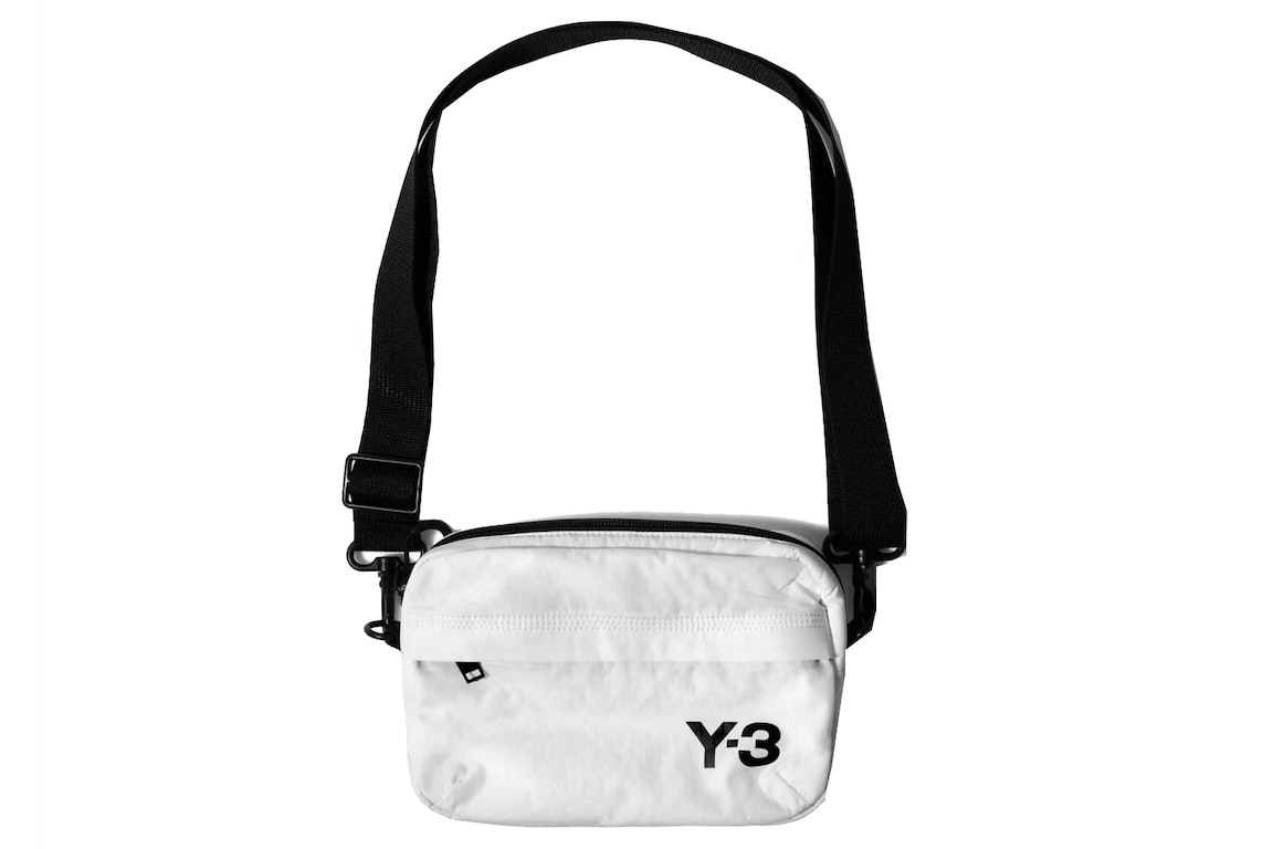 Pre-owned Adidas Originals Adidas Y-3 Sling Bag White/off White
