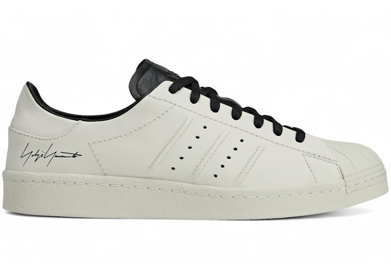 【ADIDAS Y-3】ブラック＆オフホワイト Superstar スニーカー adidas Y-3 Superstar Orbit Grey Black メンズ - JR4216 - JP