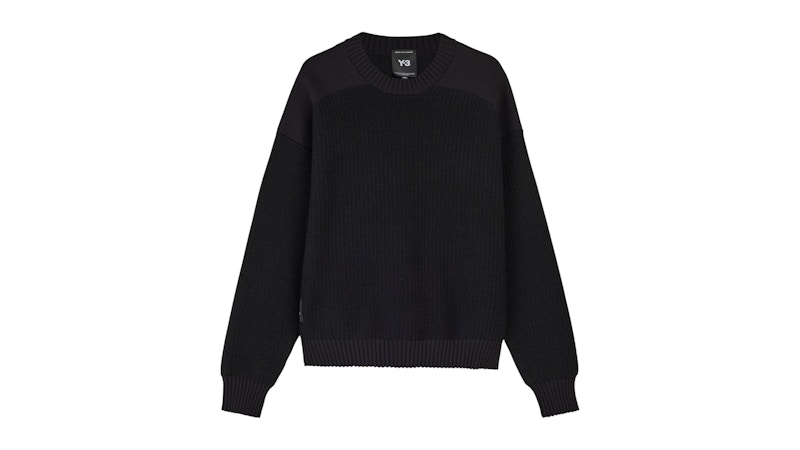 adidas Y-3 UT Knit Crew Sweater Black メンズ - FW25 - JP