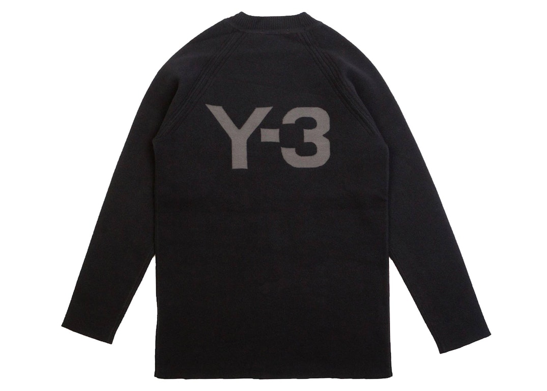 Pre-owned Adidas Originals Adidas Y-3 Universal Felt Pullover Sweater Black