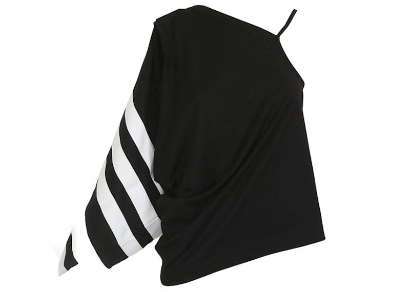 Pre-owned Adidas Originals Y3 Women 3 Stripes Tank Top In Black/white